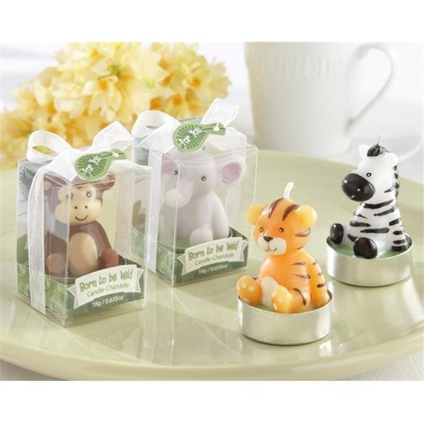 Kate Aspen Kate Aspen 20124AS Born to be Wild Animal Candles Set of 4  Assorted 20124AS